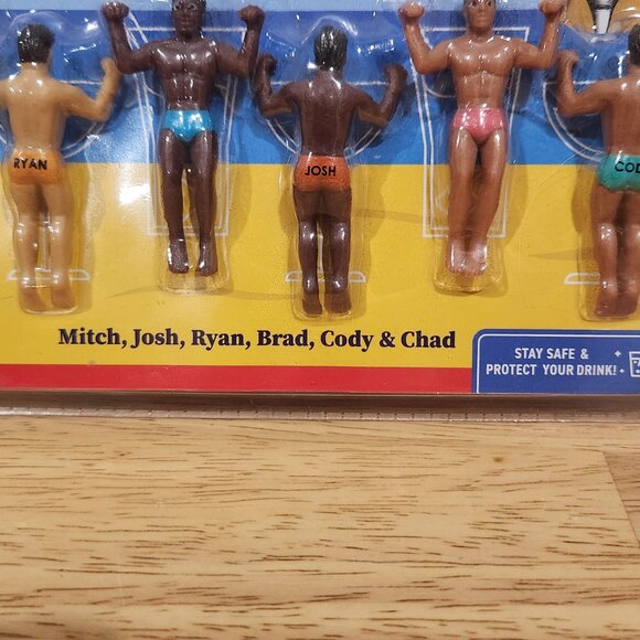 NPW Drinking Buddies Drink Markers, Wine Glass Charms for Parties Pack of 6 New - Picture 14 of 15